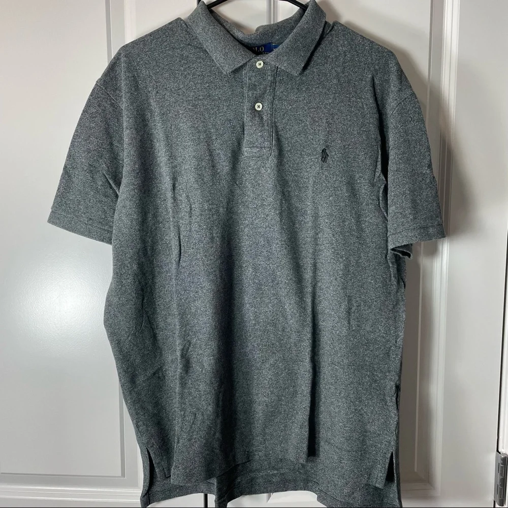 Polo Ralph Lauren Short Sleeve Polo Classic Fit Shirt XXL Grey - Picture 5 of 8